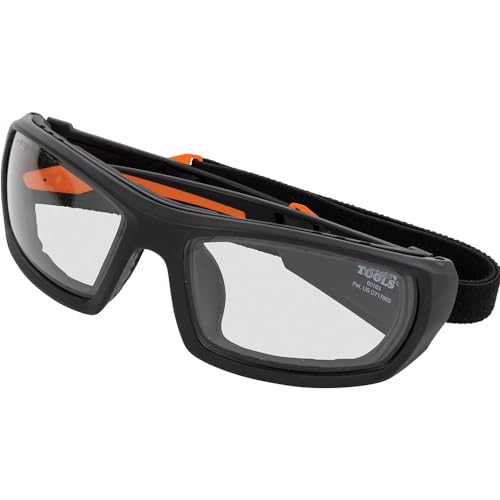Klein Tools 60538 Gasket Safety Glasses, Professional PPE Protective Eyewear, Full Frame, Scratch Resistant, Anti-Fog, Indoor/Outdoor Lens - size: Gasket, Clear