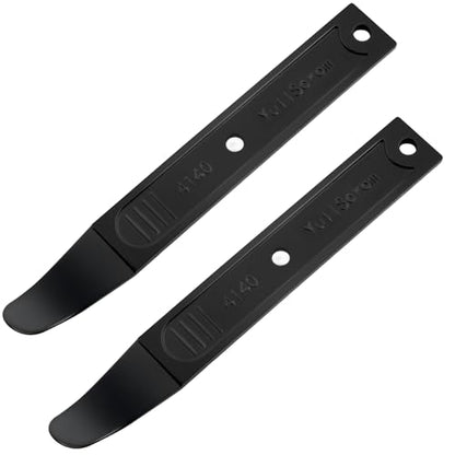 4140 Pry Tool,Pry Bar Trim Removal Tool,Pocket Pry Bar,Automotive Trim Removal Tool Kit,Aircraft Trim Removal Pry Tool,Interior and Exterior Trim Removal Kit for Planes - size: black 2pcs