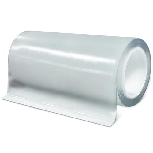 Tikfoam Waterproof Repair Tape for Fabric, Awning, RV Roof, Underbelly, Tarp, Tent, Sail and Boat Cover Outdoor Repair Patch, Heavy Duty, Clear, 5 Inch x 10FT - color: Clear, size: 5 Inch x 10FT