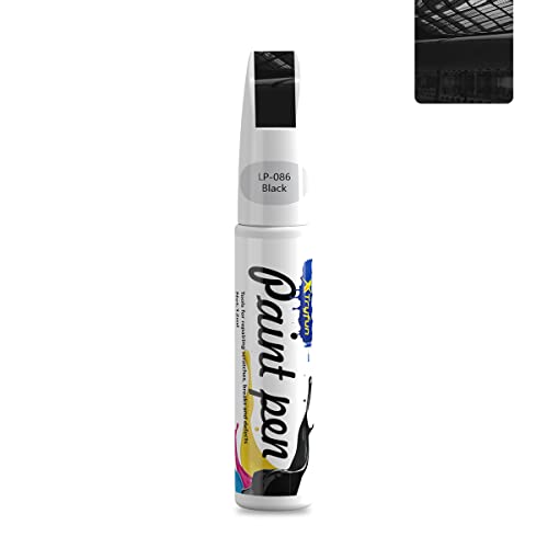 Touch Up Paint for Cars Paint Scratch Repair, Waterproof Auto Scratch Remover Pen (Black) - color: Black