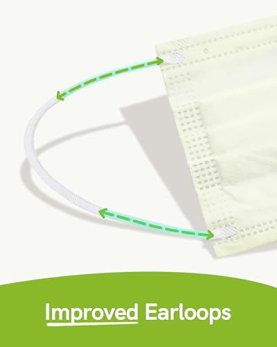 FriCARE Disposable Face Masks, 3-Ply ASTM Level 3 Medical Grade, Breathable & Comfortable for Adult Daily Work/Sun Protection, 50 Pack Neon Pixel - color: Neon Pixel