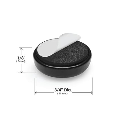 Slipstick GorillaGlides Kitchen Appliance Sliders (24 x 3/4” Round Glides) Self Adhesive Countertop Appliance Sliders Provide Easy Sliding and Saves Space on Counters - size: 3/4 Inch Appliance Sliders - 24 Pack