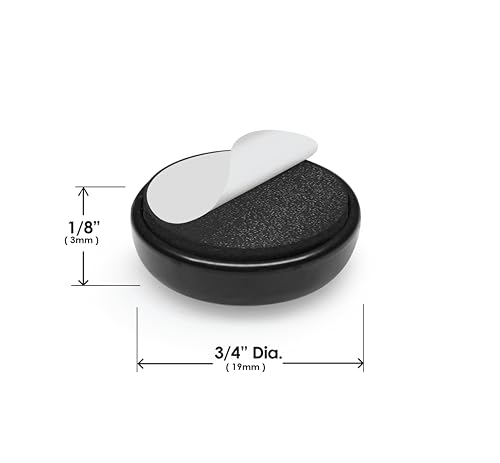 Slipstick GorillaGlides Kitchen Appliance Sliders (24 x 3/4” Round Glides) Self Adhesive Countertop Appliance Sliders Provide Easy Sliding and Saves Space on Counters - size: 3/4 Inch Appliance Sliders - 24 Pack