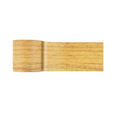SagaSave 2.24 Inch x 15Ft Woodgrain Patterned Duct Tape, Multi-Purpose Self Adhensive Waterproof Repair Tape for Furniture Door Floor Table and Chair (Glod) - color: Glod