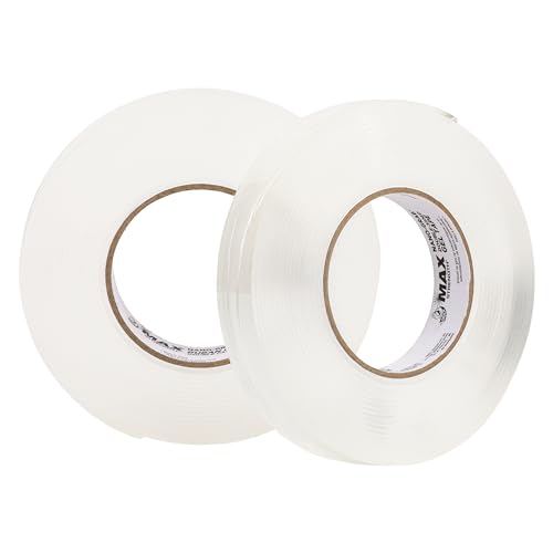 Duck Max Strength Double-Sided Gel Tape with Nano-Grab Technology, Heavy Duty, Multi-Purpose & Removable Adhesive, 0.94 in. x 20 ft, Clear, 2 Rolls - size: 0.94 in X 20 Ft, style: 2 Pack