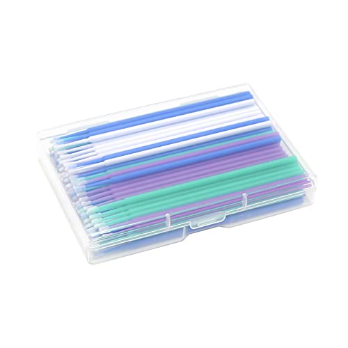 200 Pcs Automotive Touch Up Paint Brushes,Disposable Micro Paint Chip Repair Applicators for Automotive Paint Detailing, Stone Chips,Scratches(1.0, 1.3, 1.8, 2.5MM, Multi)