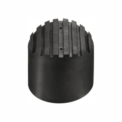 Universal Rubber Ladder Foot Mat with Corrugated Grip for 56–95mm OD Round Tubes (56mm / 2.20in) - size: 56mm / 2.20in