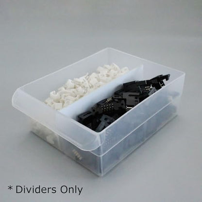 (12-Pack) Large Drawer Dividers compatible with Craft Cabinet and Hardware Storage Organizers, (Dividers Only) - style: Length Dividers (Pack of 12)