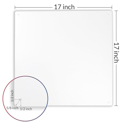 Home Improvement Access Cover for Drywall, HIPS, Wall Access Door, White, Textured,17"x17" 0D Plumbing, Electrical Access, No Hinges or Springs - size: 17"x17" OD
