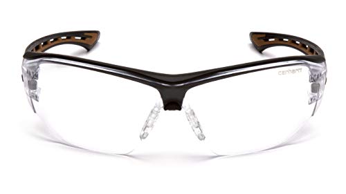 Carhartt CHB810ST Safety Eyewear, Clear Lens - color: Black / Tan