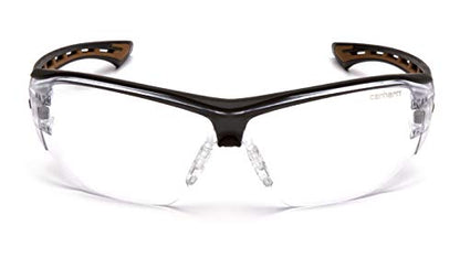 Carhartt CHB810ST Safety Eyewear, Clear Lens - color: Black / Tan