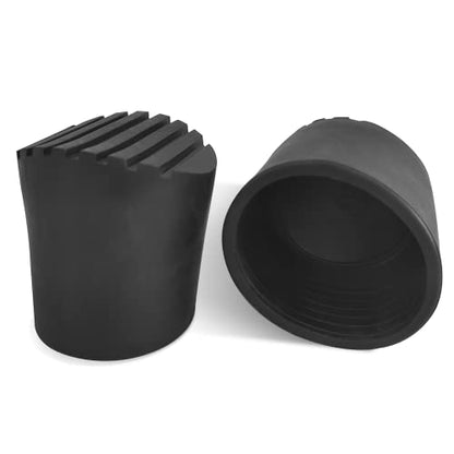 Telescoping Ladder Non Slip Feet Rubber Pads Extension Ladder Feet Cover Accessories Step Ladder Parts Boots Replacement Kit 2Pcs (64mm) - size: Feet Pads-64mm