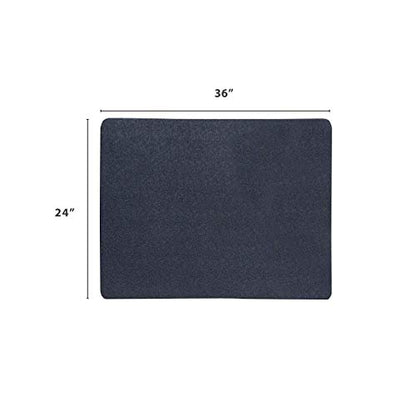 VersaTex Multi-Purpose Recycled Rubber Floor Mat for Indoor or Outdoor Use, Utility Mat for Entryway, Tool Bench, Garage, Under-Sink, Patio, and Door ; 24" x 36", Black