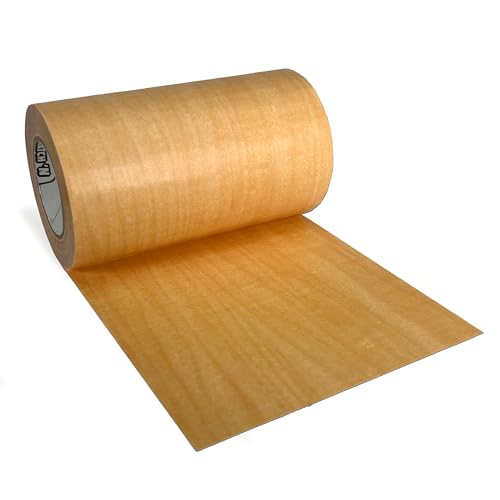 MATCH 'N PATCH Project+ Wood Grain Repair Tape - Honey Maple, 4.5 in x 30 ft (1-Pack) – Wood Grain Colored Duct Tape for Mirror Frame, Trim, Borders, Floor and Other Furniture, Scratch Repair Kit - color: Honey Maple