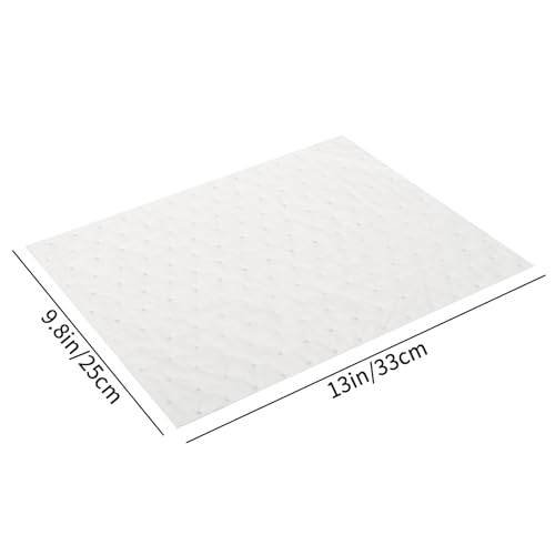 Oil Absorbent Pads Sheets 10 x 13 inch, Waterproof Anti-Slip Speedy Dry Absorbent Mat, Oil Change Pads for Under Car & Motorcycle, Liquid Spill Mat for Garage Floor Workbench & Driveway (100 PCS)