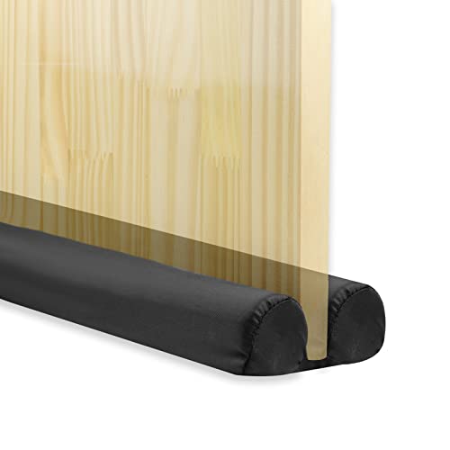 Adjustable Under Door Draft Stopper - Effectively Blocks Cold Air, Wind, Dust, and Reduces Noise - 32" Length - size: 32 inches