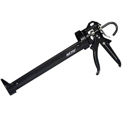 AWF PRO Heavy Duty Caulk Gun, 18:1 Thrust Ratio, Steel Frame Construction, Rotating Barrel, Ladder Hook, Puncture Tool & No Drip Pressure Release Tab, 29 oz Caulking Gun - size: 29 oz Caulking Gun, style: Pack of 1