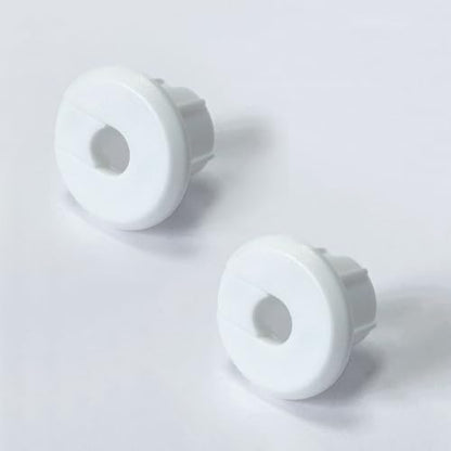 Furniture Wall Hole Bushing Cable Grommet for Starlink Ethernet Cable,Covering 3/4 inch Desk Holes,Universal Cable Management Wire Organizer Pass Through Holes Cover Kits (White - 2 Pack) - color: White - 2 Pack