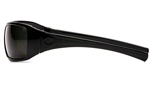 Pyramex Goliath Safety Eyewear Black Frame Clear Anti Fog Lens - color: Black Frame/Gray Polarized Lens