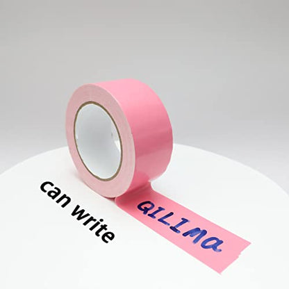 QILIMA Pink Duct Tape, Waterproof Duct Cloth Fabric, Professional Grade Cloth Duct Tape for Photographers,Repairs, DIY, Crafts, Indoor Outdoor Use,2 Inch X 28 Yards - color: Pink