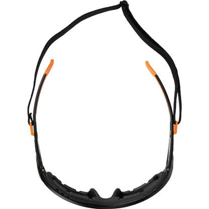 Klein Tools 60470 Safety Glasses, ANSI Z87.1+ Pro Full Frame Gasket Safety Glasses, Clear Lenses, UV Protection, Anti-Fog, Scratch Resistant - style: Professional With Gasket