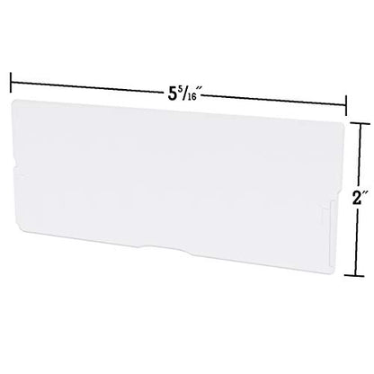 Akro-Mils 40717 Length Dividers for Plastic Storage Hardware and Craft Cabinet Large Drawers, (6-Pack), Clear - size: Large Drawer