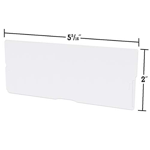 Akro-Mils 40717 Length Dividers for Plastic Storage Hardware and Craft Cabinet Large Drawers, 6 count Clear (Pack of 12) - size: Large Drawer (Pack of 12)