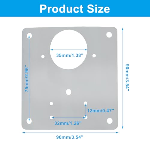 6 PCS Cabinet Hinge Repair Plate, Stainless Steel Hinge Repair Kit with Mounting Screws, for Kitchen, Cupboard, Cabinet Doors, Locker