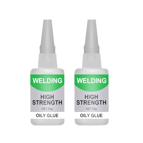 2Pack Universal Strong Glue,Multifunctional Fast Repair Instant Welding Glue,High-Strength Oily Glues for Metal, Plastic, Wood, Ceramics, Leather, Glass, - color: 2pcs