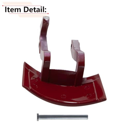 RLB-HILON Metal Right Door Handle Repair Kits Compatible with Honda CRZ CR-Z 2011 2012 2013 2014 2015 Year, Red Color