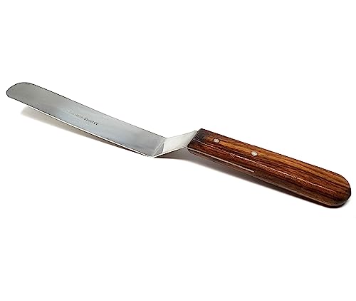 A2Z Scilab Brand Engineering Classic Offset Caulk Tooling Spatula, Stainless Steel (6 Inch Long Offset Blade) - style: 6 Inch Long Offset Blade