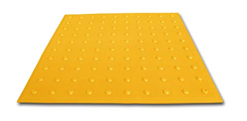 UltraTech 0750 Urethane Retrofit Ultra-ADA Warning Pad with Raised Truncated Dome Design, 2' Length x 2' Width, Yellow (00750) - size: 2' x 2', style: Yellow Retrofit