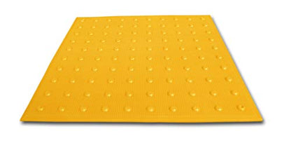 UltraTech 0750 Urethane Retrofit Ultra-ADA Warning Pad with Raised Truncated Dome Design, 2' Length x 2' Width, Yellow (00750) - size: 2' x 2', style: Yellow Retrofit