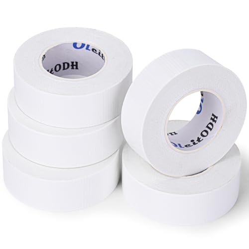 5 Pack Mini White Duct Tape, 1" X 75 Yards Travel Size Duct Tape, Pocket Size Heavy Duty Waterproof No Residue Tear by Hand, Multi-Use for Indoor & Outdoor Repairs, travel camping DIY projects - color: White, size: 1 Inch X 75 Yards
