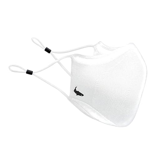 INHERENT Premium Traveler's Face Mask with Anti-Odor SILVERbac | Reusable, Adjustable, Comfortable - style: White - Large