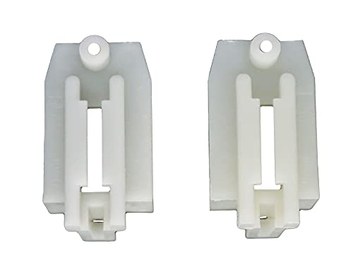 WRS 2-1/4" Pivot Bar Housing Set – Left & Right Hand Housing Replacement – Tilt Window Sash Support – Fixes Window that Won’t Tilt or Stay Balanced (White) - color: 2-1/4" LH & RH Pivot Bar Housing Set - White