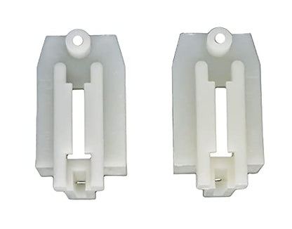 WRS 2-1/4" Pivot Bar Housing Set – Left & Right Hand Housing Replacement – Tilt Window Sash Support – Fixes Window that Won’t Tilt or Stay Balanced (White) - color: 2-1/4" LH & RH Pivot Bar Housing Set - White