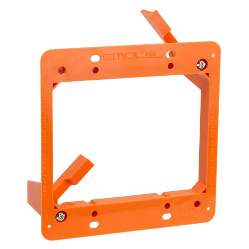 Cmple - Low Voltage Mounting Bracket 2 Gang Multipurpose Drywall Mounting Wall Plate Bracket – Dual Gang - size: Dual Gang