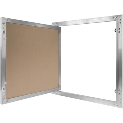 16" x 16" Waterproof Drywall Access Panel, Tileable and Paintable Ceiling and Wall Access Panel for Drywall, Wire Cover for Wall Covering Panels, Push to Open, Flush-Mount Wall Hole Cover - size: 16" X 16"