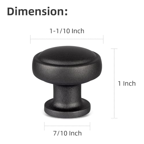 Brushed Bronze Solid Alloy Cabinet Knob Soft-Touch Color 30 Pack Round Knurled Cabinet Handle Hardware Drawer Pulls (20, Soft-Touch Gray) - color: Soft-Touch Gray