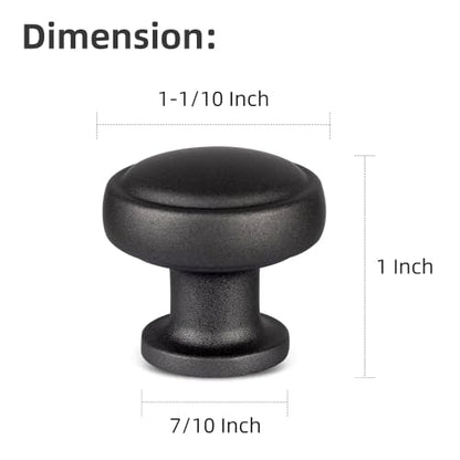 Brushed Bronze Solid Alloy Cabinet Knob Soft-Touch Color 30 Pack Round Knurled Cabinet Handle Hardware Drawer Pulls (20, Soft-Touch Gray) - color: Soft-Touch Gray