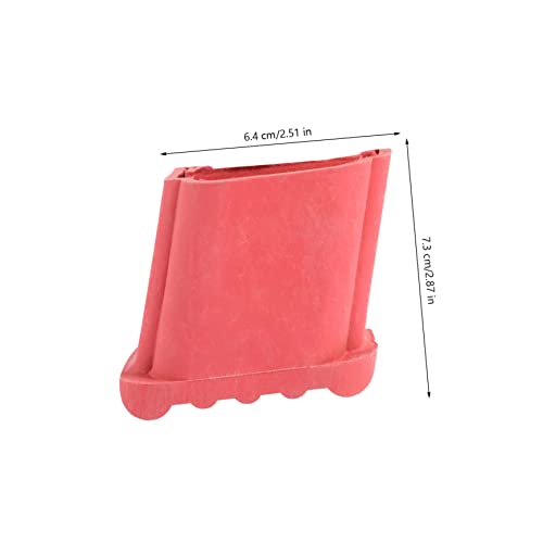 POPETPOP 4pcs Slip Mats for Ladders Non Slip Furniture Pads Staircase Step Treads Ladder for Stairs Outdoor - color: Red