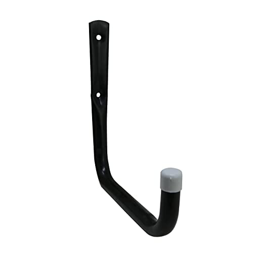 Shepherd Hardware 8090E Heavy Duty Steel Garage Storage/Large Utility Hooks, 4 Pack,Black - size: 7.5"
