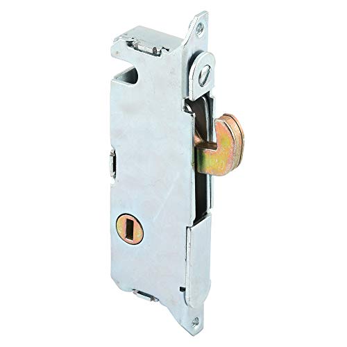 Prime-Line E 2013 Stainless Steel Mortise Lock for Patio Sliding Doors Constructed of Wood, Aluminum, and Vinyl, 3-11/16 Inch, Vertical Keyway , Silver (Single Pack) - style: Vertical Keyway