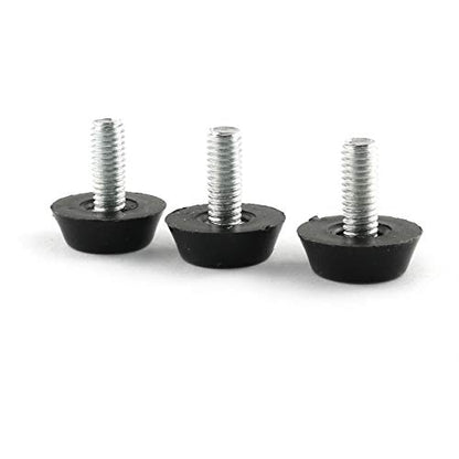 E-outstanding M6 Furniture Leveler 16PCS M6x13mm Adjustable Leveling Glide Leg Foot Adjuster Pad for Table Desk Chair