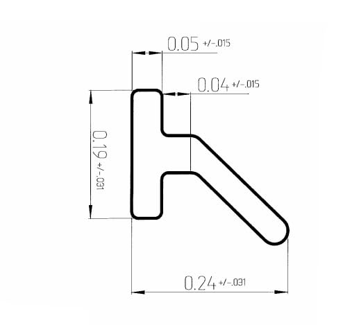 WRS 330 Mullion Finger Gasket Weatherstripping for Windows & Doors – EPDM Rubber Seal Replacement, 75 Durometer Compression Gasket (24 ft Roll) - color: 24 Ft Roll - 330 Mullion Finger Gasket Weather
