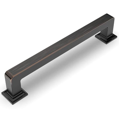 Amerdeco 10 Pack Oil Rubbed Bronze Cabinet Pulls 6.3 Inch(160MM) Hole Centers Kitchen Cabinet Handles Cabinet Hardware Kitchen Handles for Cabinets Cupboard Handles Drawer Pulls ZH0019 - color: Oil Rubbed Bronze, size: 6.25"/160MM Hole Center