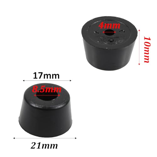 Rubber Cone-Shaped Machine Foot Shock-Absorbing pad, Instrument Chassis pad,Table and Chair Anti Slip Foot pad - size: 20*17*12