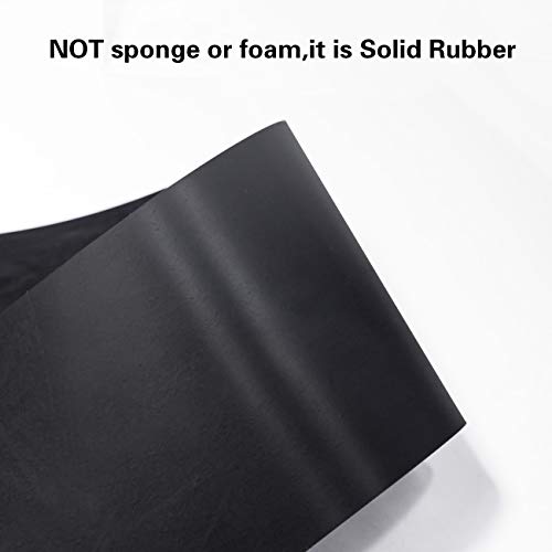 TORRAMI Neoprene Rubber Sheet Roll 1/16 (.062) Inch Thick x 12 Inch Wide x 48 Inch Long for DIY Gaskets, Pads, Seals, Crafts, Flooring,Cushioning of Anti-Vibration, Anti-Slip - size: 12" Wide X 48" Long, style: 1/16 (.062)" Thick