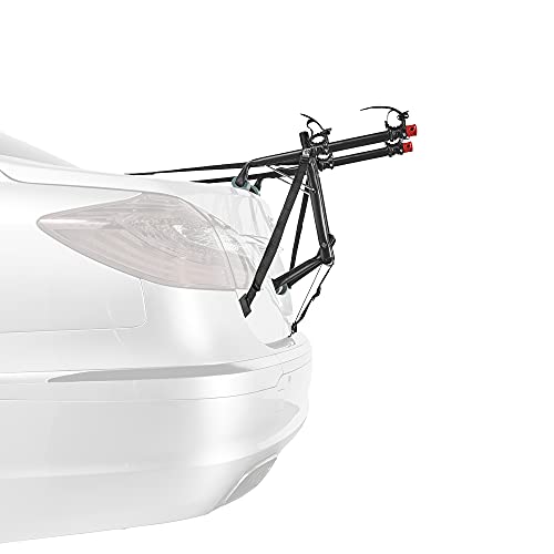 Allen Sports Deluxe 2-Bike Trunk Mount Rack, Model 102DN-R, Black - color: Red/ Black, size: 2-Bike, style: Bike Rack